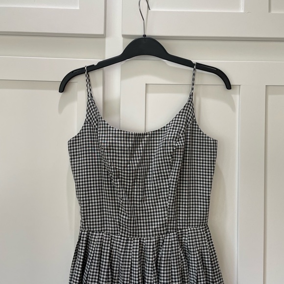 1960s Plaid Gingham Vintage Dress 2 Small - Picture 2 of 6